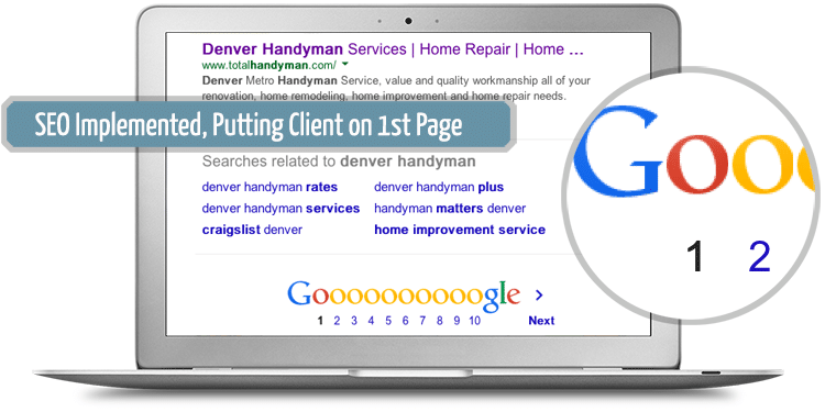 1st Page of Google